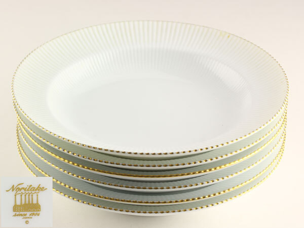 美品】Noritake ダイアモンドコレクション レゾナンスブルー 5客セット 