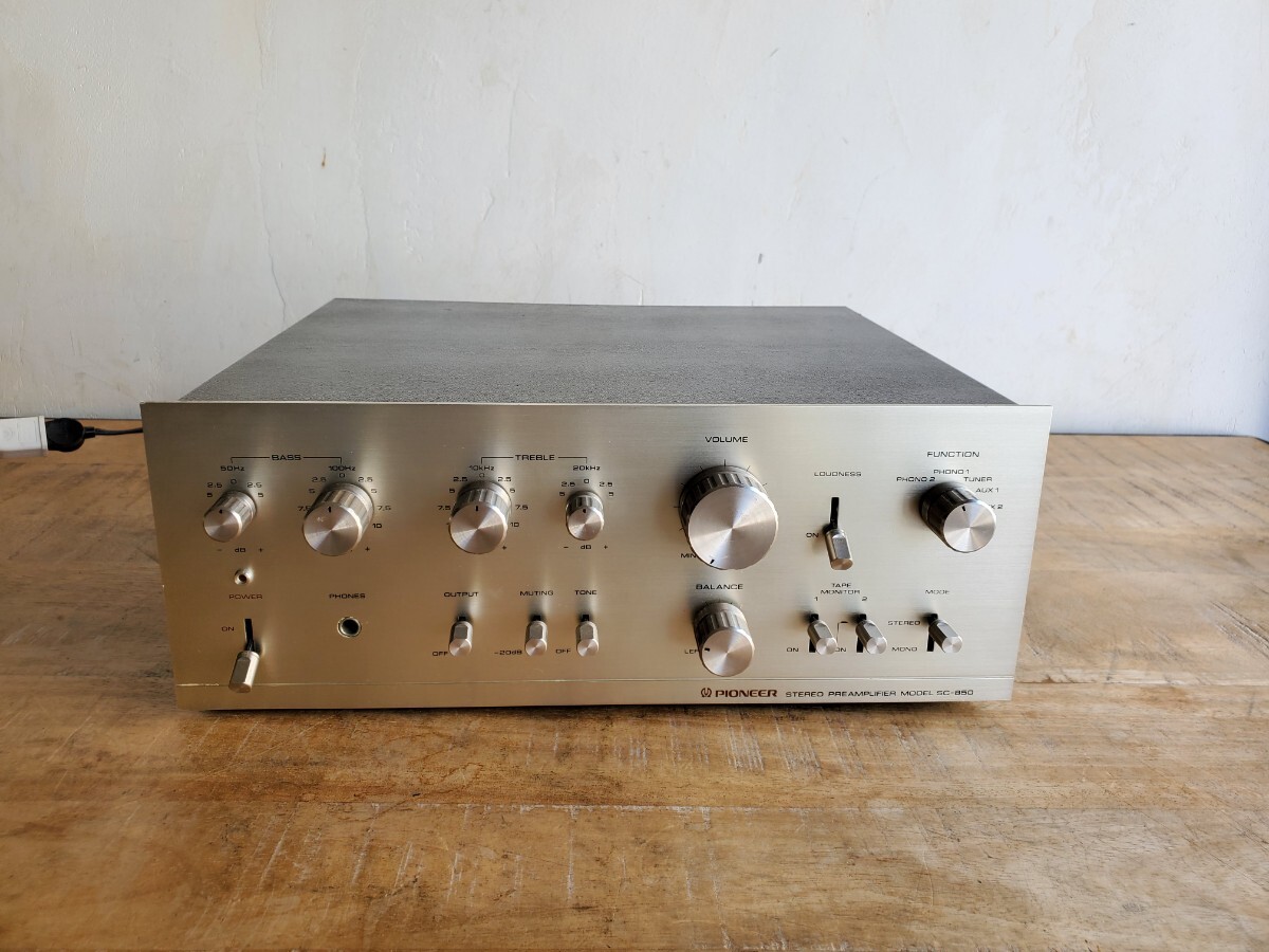 パイオニア SC-850 コントロールアンプ オーディオ パイオニア SC-850 コントロールアンプ オーディオ 音響機器