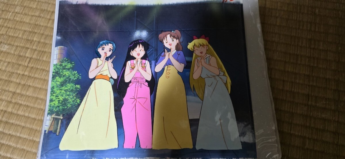 美少女戦士セーラームーン 木野まこと+愛野美奈子&アルテミスセル画