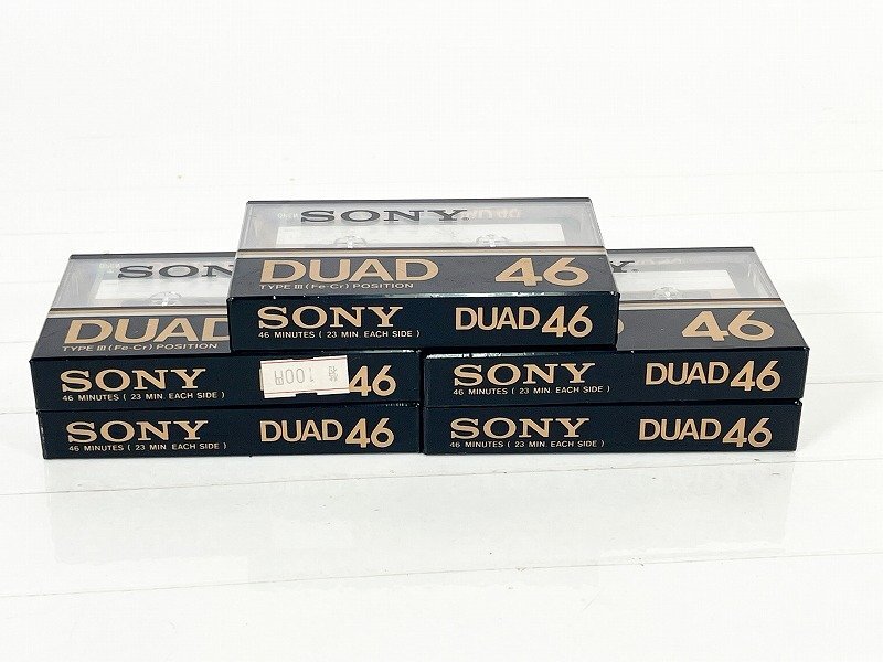◇SONY【DUAD 46】 3本未開封 カセットテープ ◇SONY【DUAD 46】 3本未開封 カセットテープ