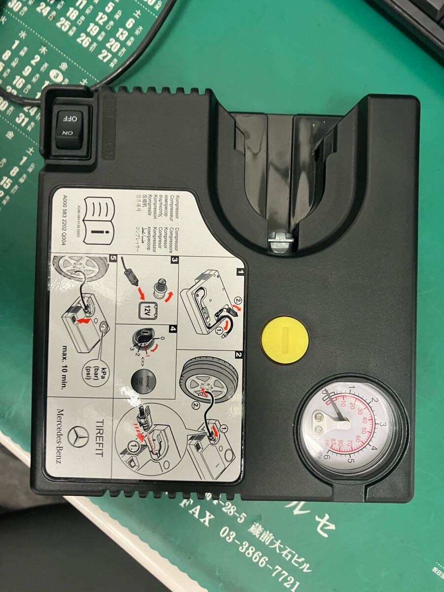 新品】メルセデスベンツ Mercedes-Benz 純正 パンク修理キット 電動