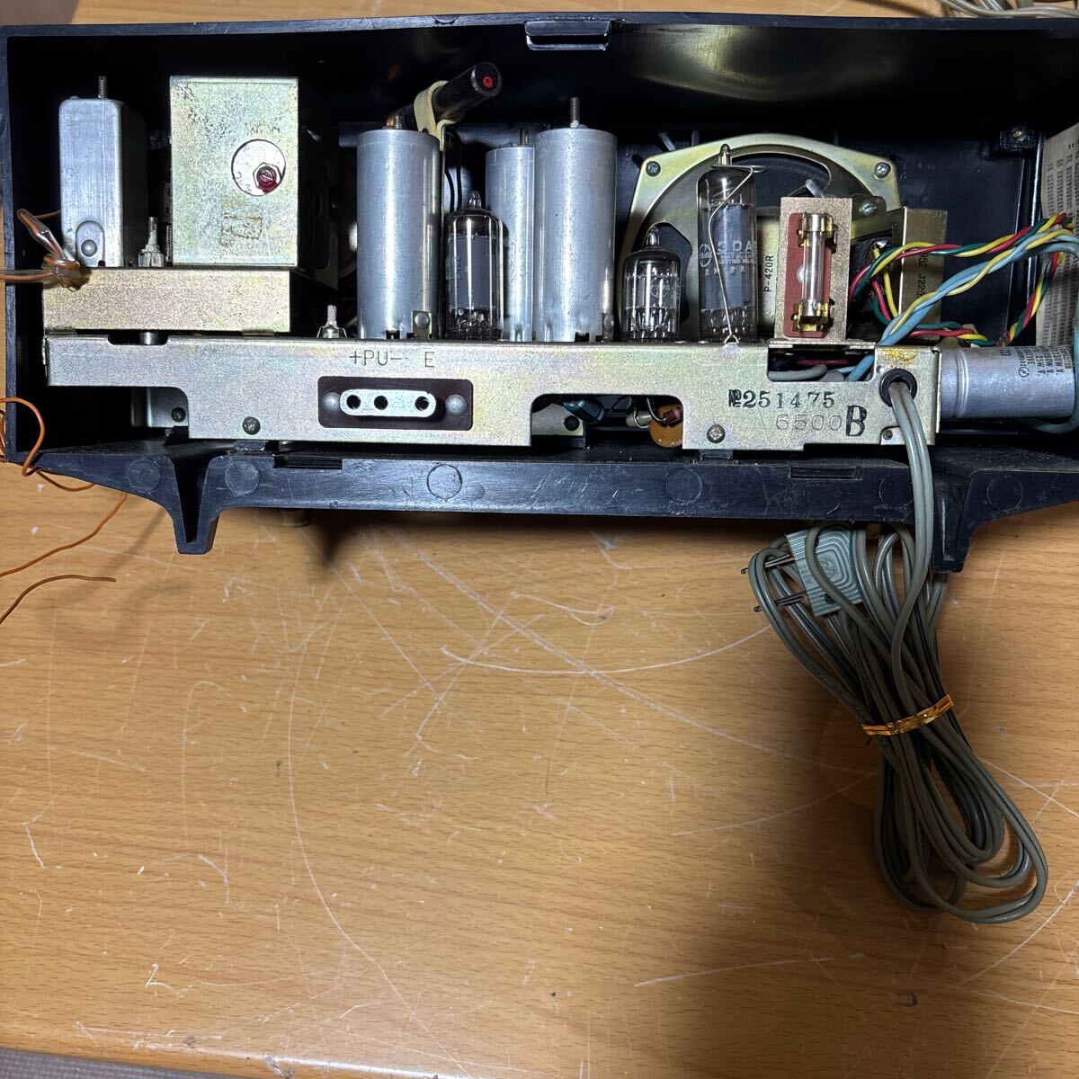 真空管ラジオ＜ナショナルDM-650E＞動作品 ナショナル 真空管ラジオ UM-650 動作品 美品 資料付き 真空管ラジオを