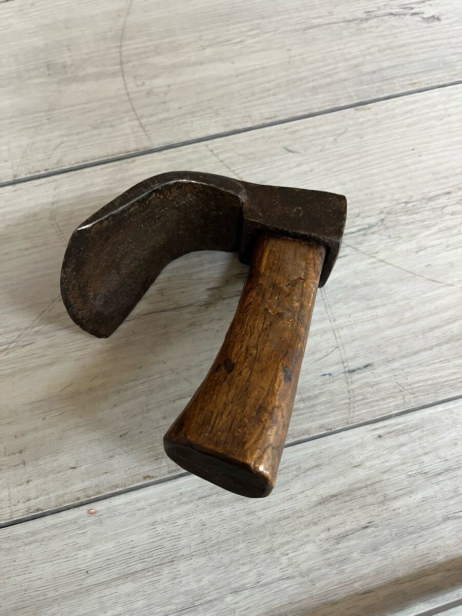 368 つんぼ斧 古道具 刃こぼれ錆びなし ほぼ新品 極美品 368 つん