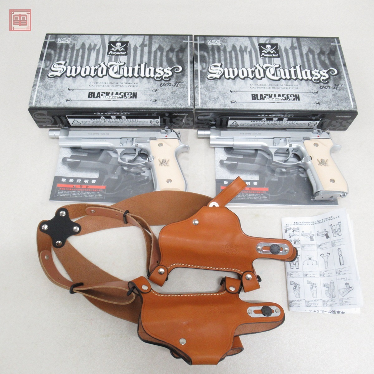 実物　ルイス　“スタスキー＆ハッチ”　ショルダー・ホルスター　６インチ銃身、左利き用 実物 ルイス \u201cスタスキー＆ハッチ\u201d ショルダー・ホルスター ４インチ