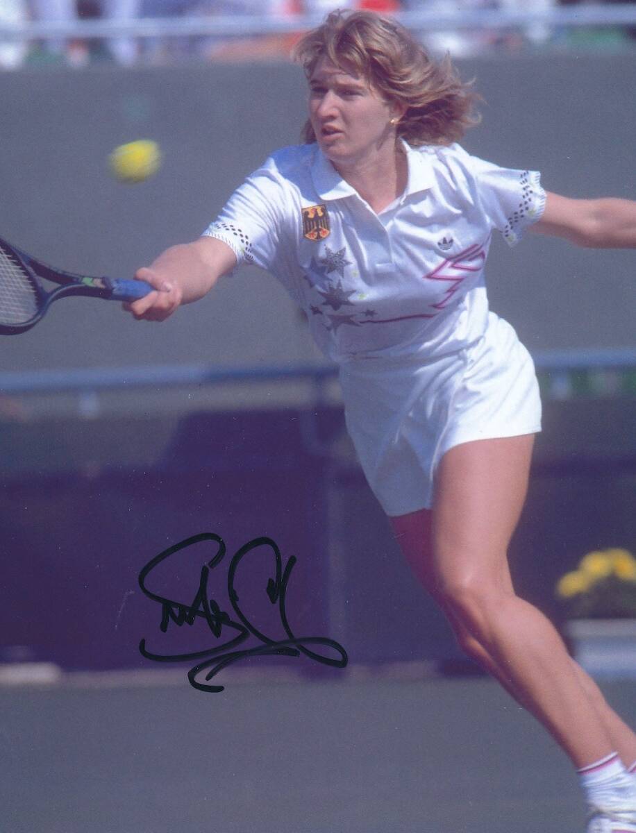 シュテフィ・グラフ Steffi Graf 直筆サイン入り写真 証明書付き