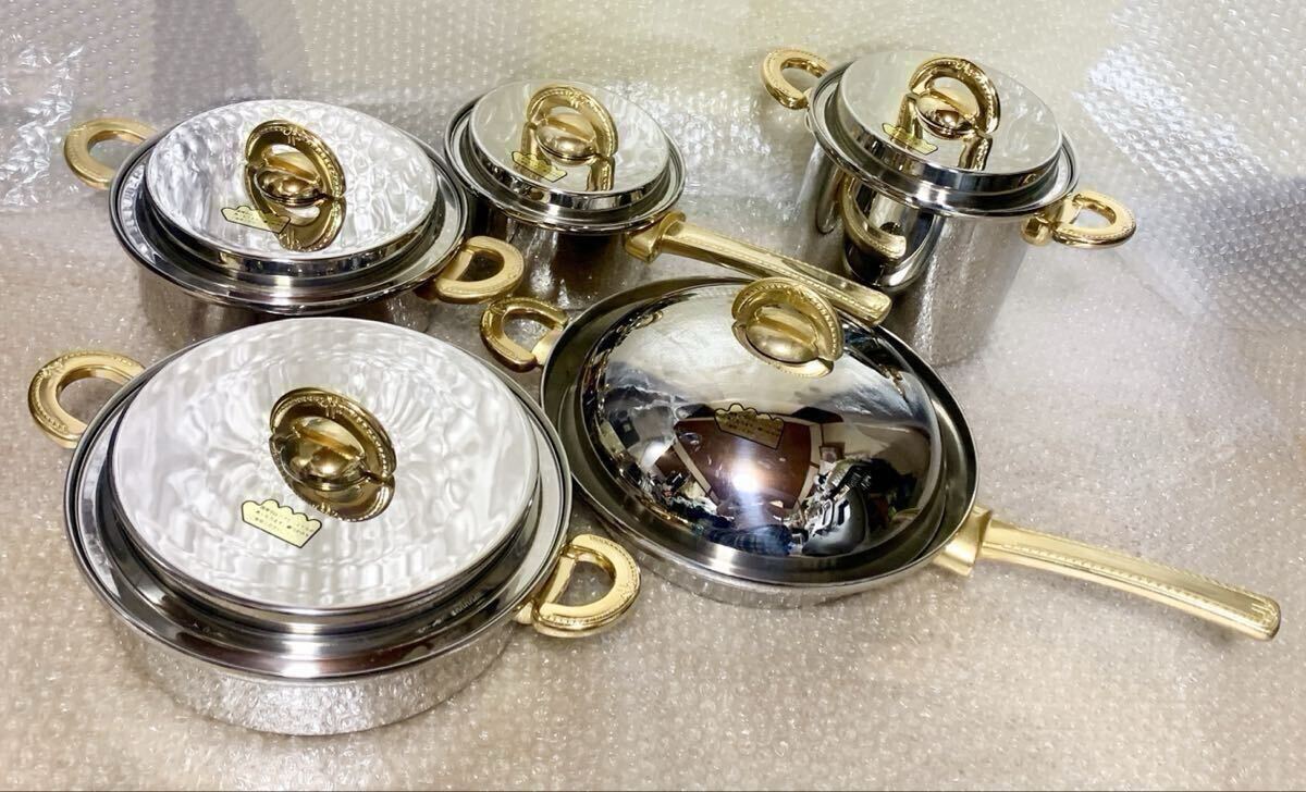 3Q激安！即決！☆CLADEX□NATURAL WARE O-Ⅱ□両手浅型鍋セット