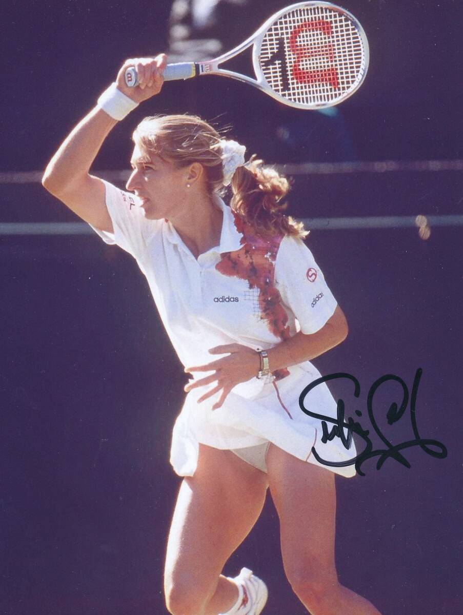 シュテフィ・グラフ Steffi Graf 直筆サイン入り写真 証明書付き