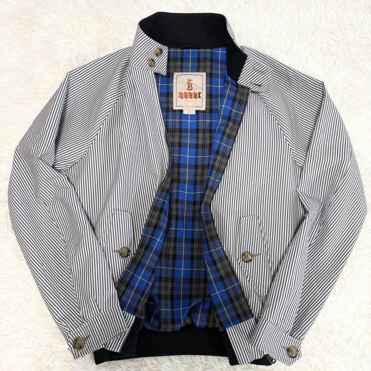 グラハムヒル【Graham Hill】カシミヤ混メリノウール G-9 ハリントン