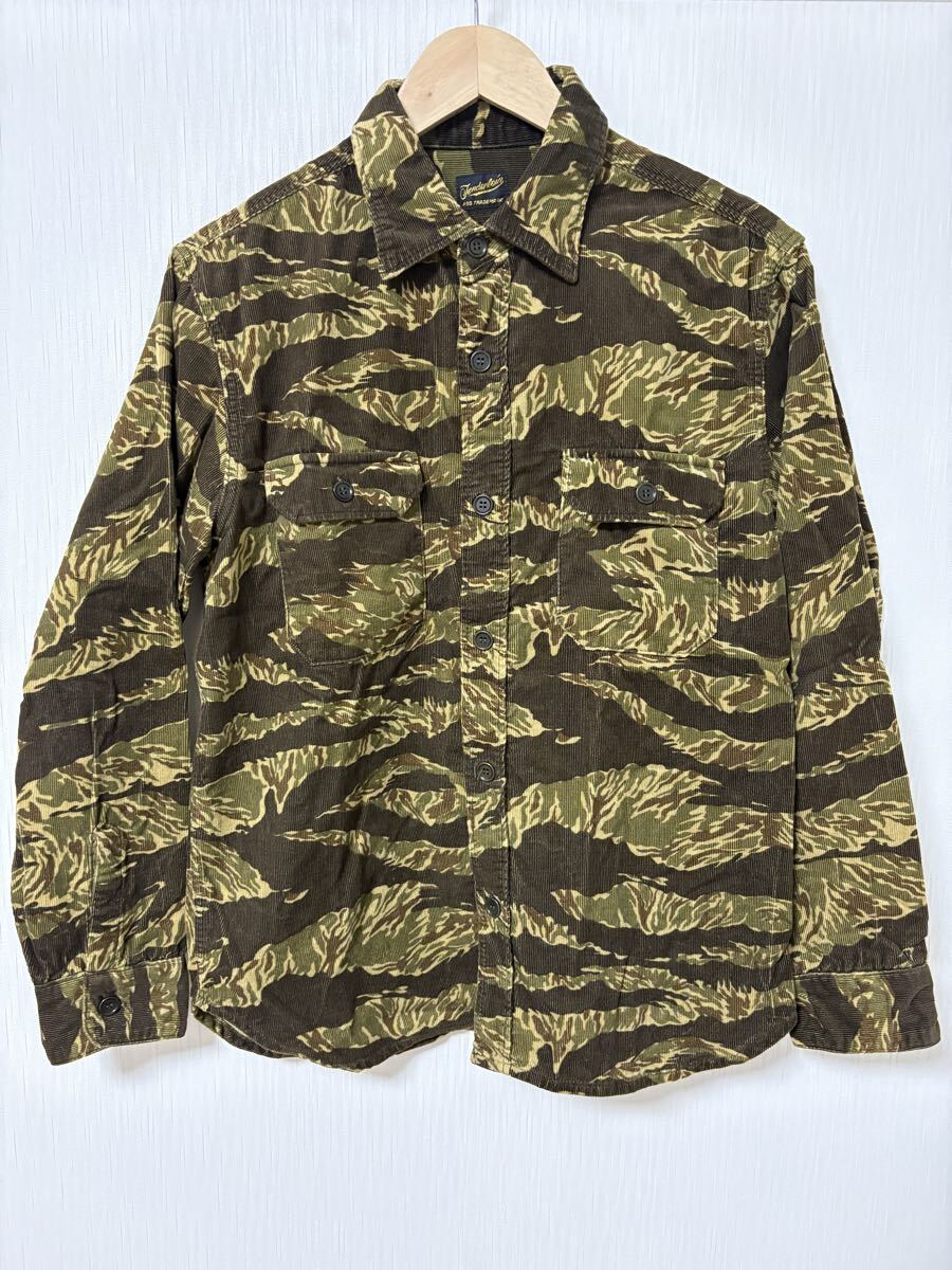 TENDERLOINテンダーロイン西浦氏オノゲ氏着用BAMBOO SHT タイガーカモ