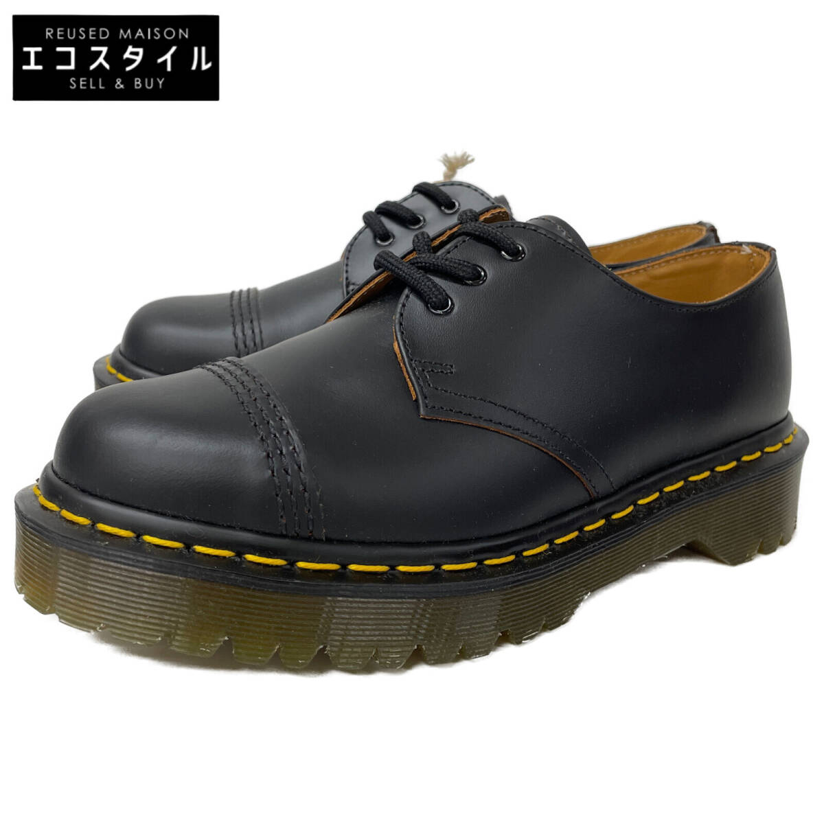 未使用✨ドクターマーチン RAFI サドルシューズ レザー UK7 26cm Dr.Martens RAFI マーチン ラフィ サドルシューズ ローファー - ドレス