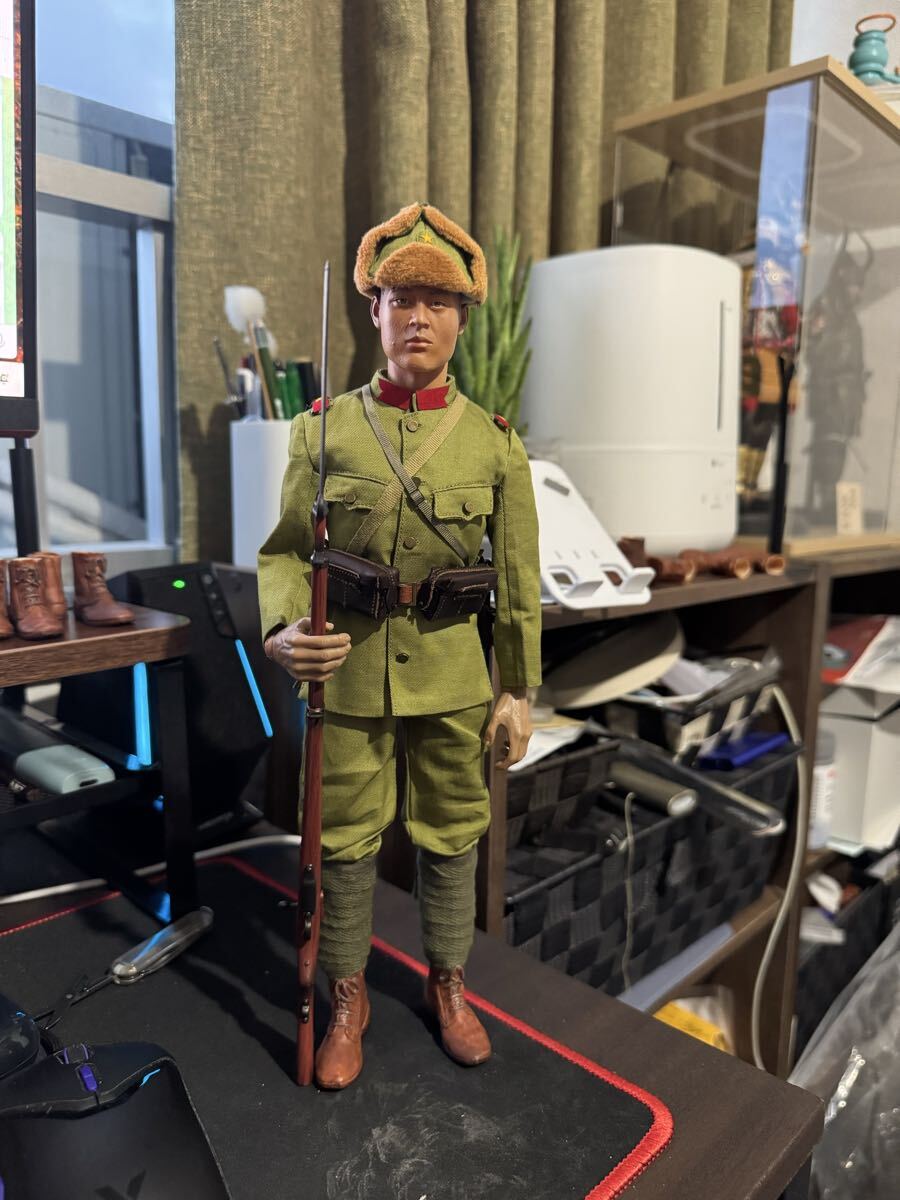 傷や汚れあり】玩R03 フィギュア 3R 大日本帝国陸軍兵士 中村龍一
