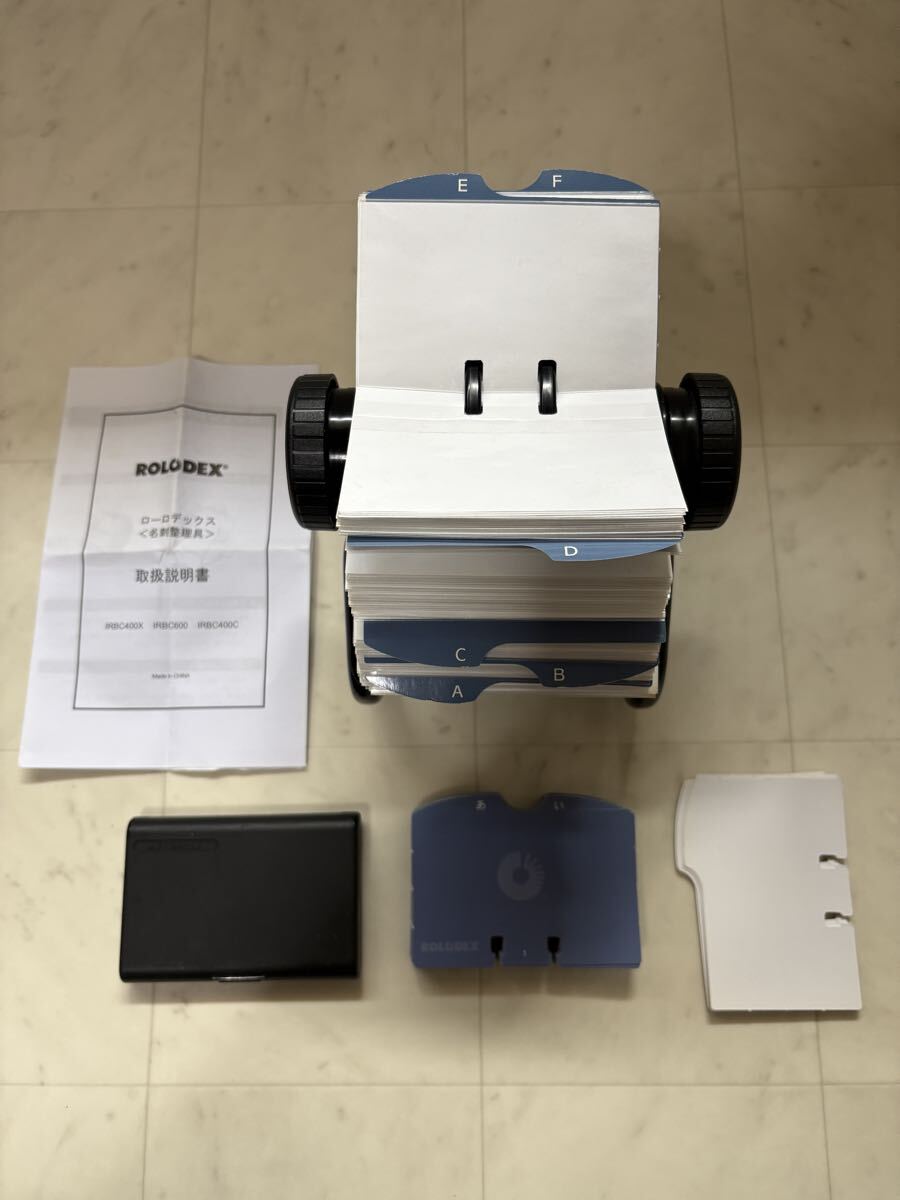 ☆ヴィンテージROLODEX ローロデックス 回転式名刺ホルダー 名刺入