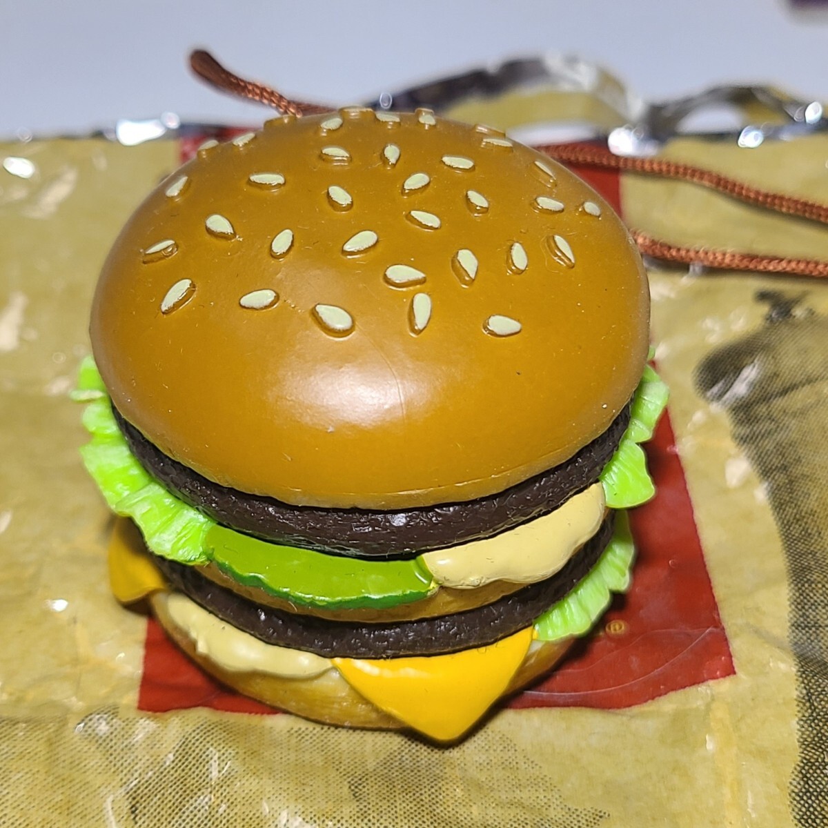 新品】ハンバーガー ディスクケース ぬいぐるみ マクドナルド CD DVD
