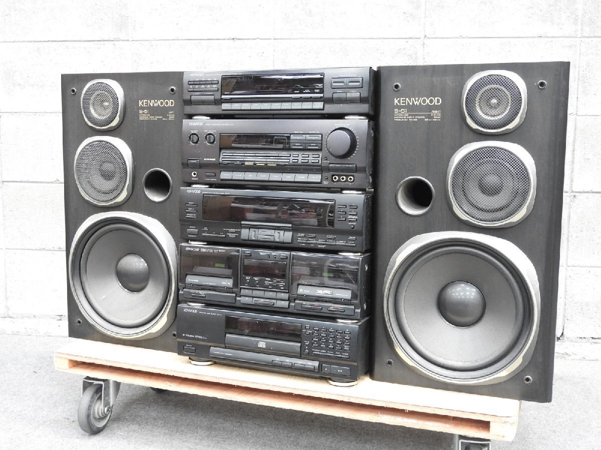 希少！KENWOOD ALLORA XT-7MD 高級システムコンポ CD/MDチェンジャー