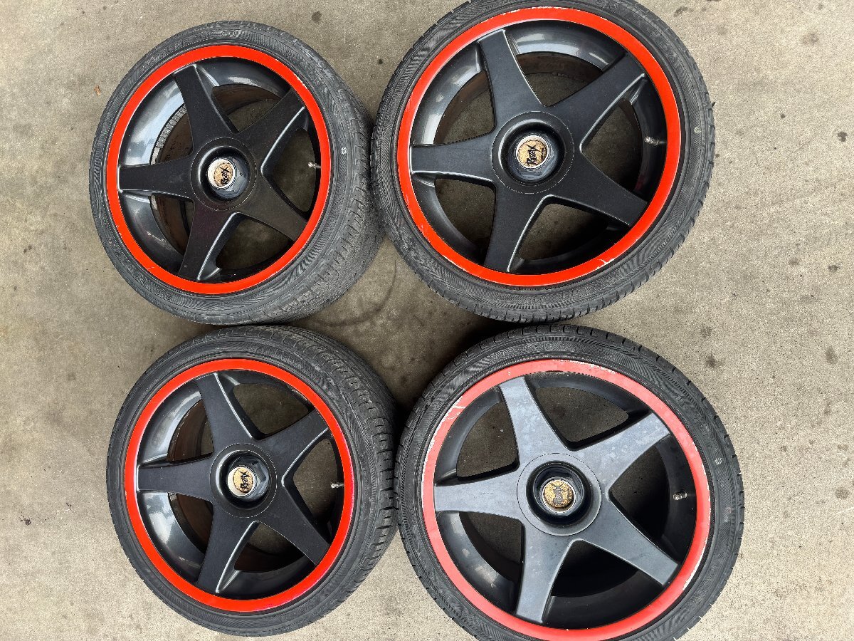 WORK REZAX 17×7j＋47 PCD114.3 4H 5H マルチ メッシュホイール