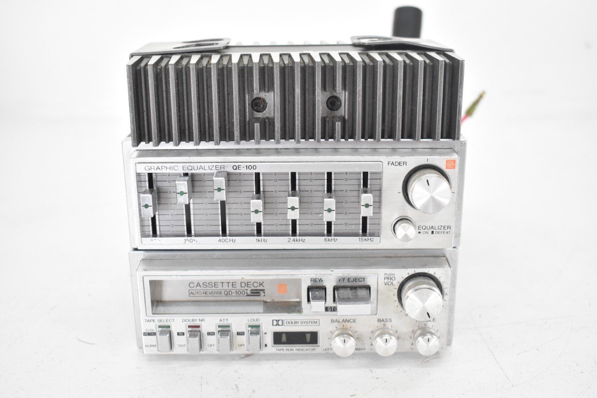 傷や汚れあり】富士通 FUJITSU TEN カーオーディオ TUNER・DECK α5000D