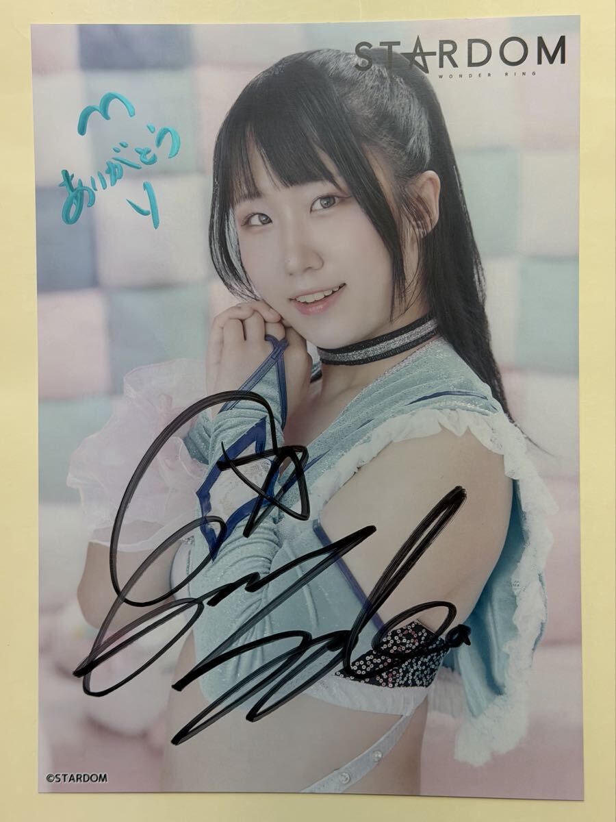 華名直筆サイン入りコスチューム姿写真週刊プロレス刻印入り現WWE所属ASUKA 新品】【直筆サイン入り】 華名 ASUKA ポートレート WWE STARDOM
