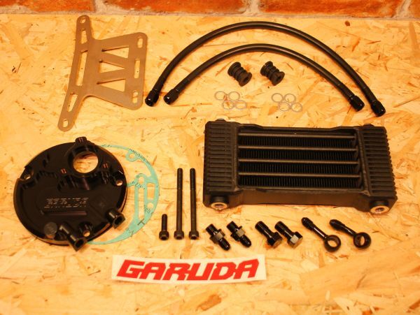 新品】シグナスX・BWS125[ガルーダ オイルクーラーキット][5段