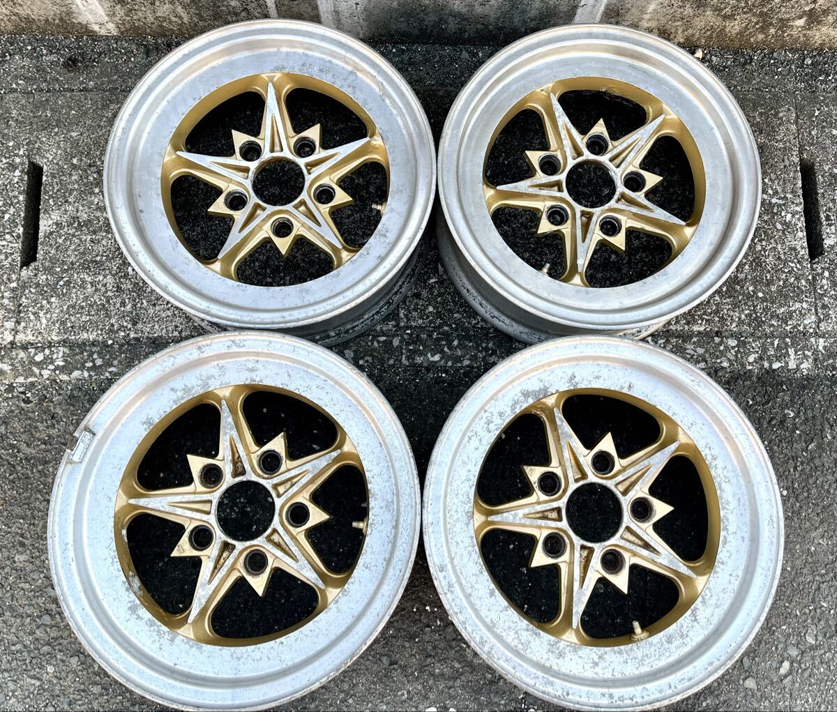 SSR ロンシャン XR-4 14インチ 7.5J 8J 114.3 4H アルミホイール 4本の 