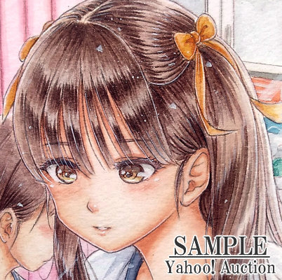 新品】手描きイラスト オリジナル女の子 つかさちゃん 高校生 女子高生