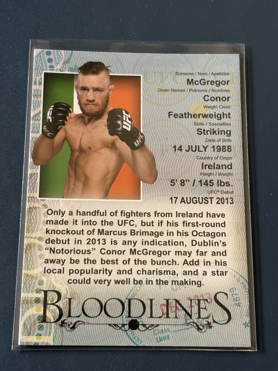 コナー・マクレガー 直筆サイン付き写真 証明書COA付き UFC世界ライト