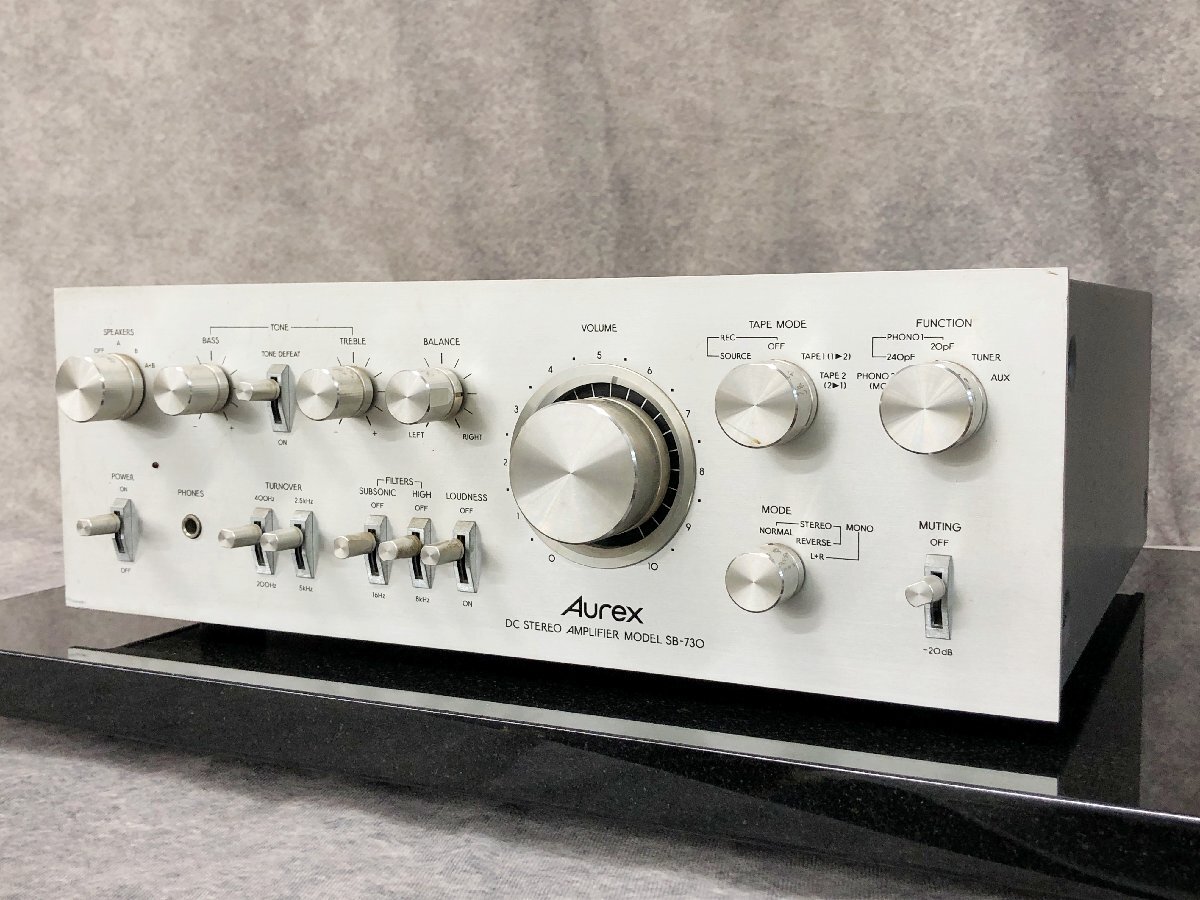 Aurex　プリメインアンプ　SB-410 Yahoo!オークション - Aurex SB-410 動作品
