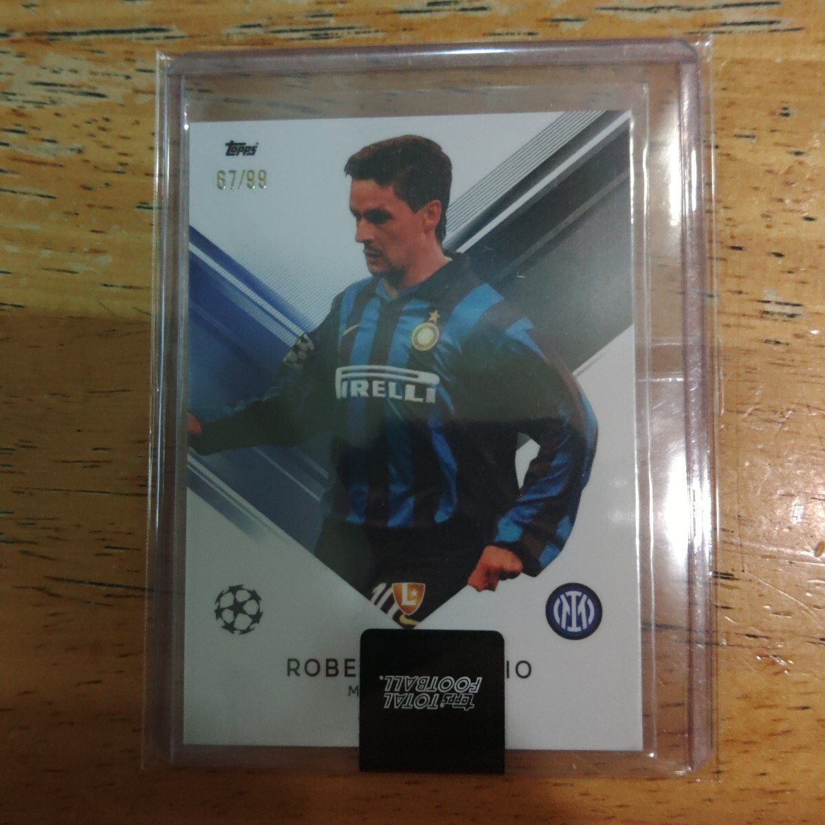 新品】ロベルト・バッジョ ACミラン 直筆サインフォト/写真 サッカー