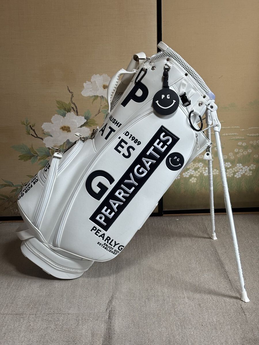 新品】パーリーゲイツ PEARLY GATES いちご柄スタンドキャディバッグ