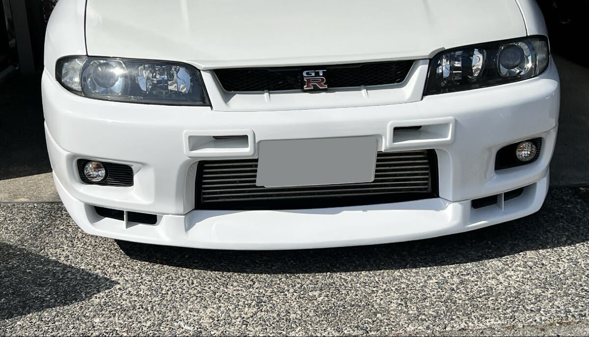 スカイラインクーペ V35 CPV35 純正OP フロントリップスポイラー付き