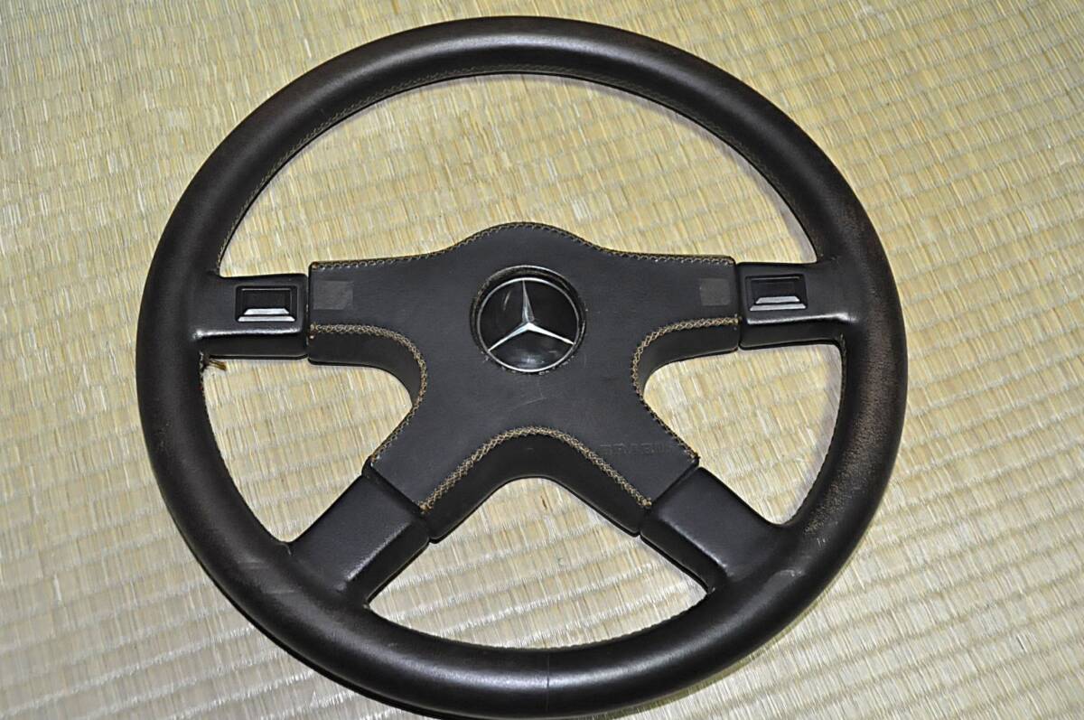 ☆極上品☆ AMG 純正 OP 38Φ モモ MOMO レザー ステアリング ハンドル