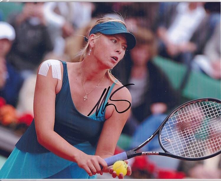 マリア・シャラポワ Maria Sharapova 直筆サイン入り写真 証明書付き