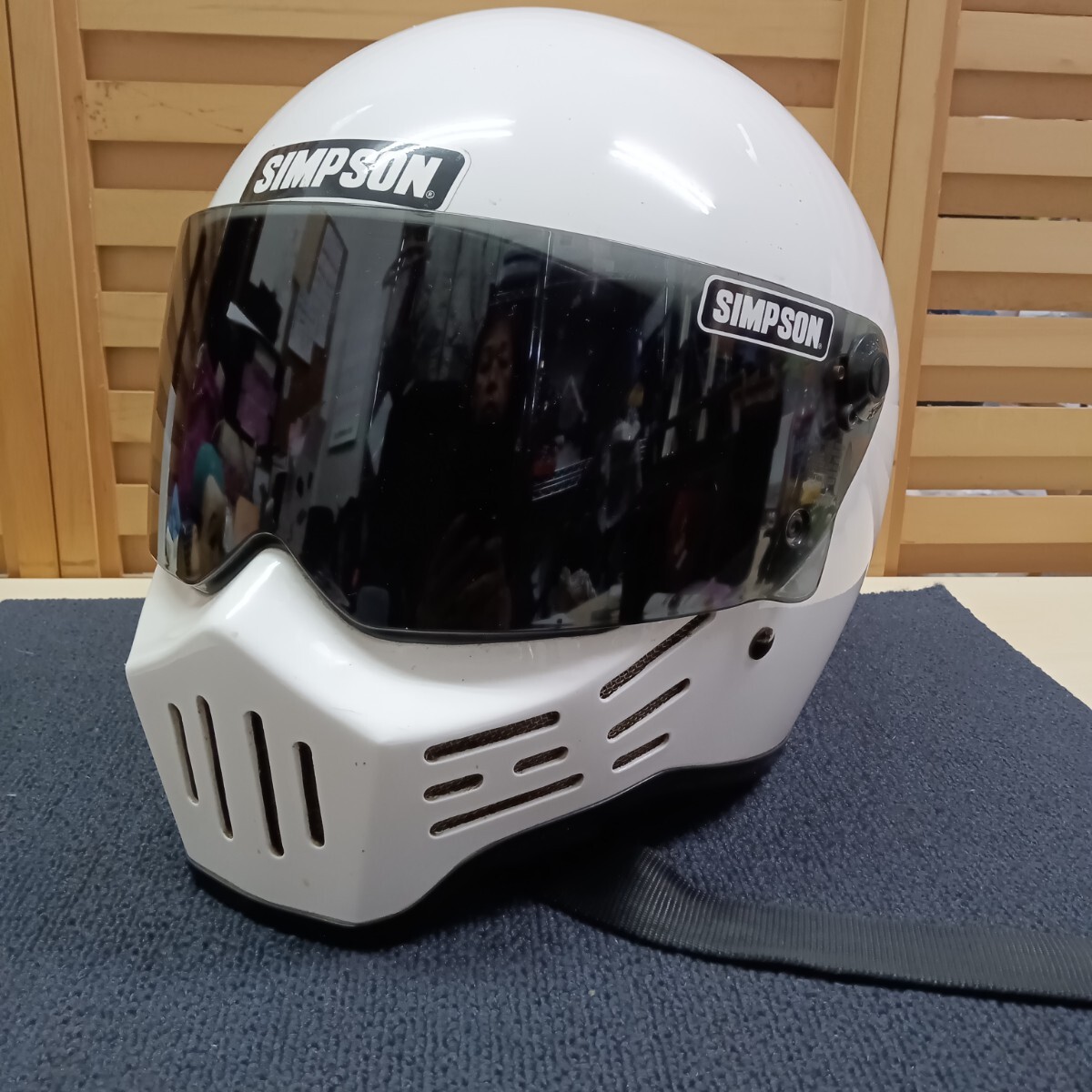 シンプソンヘルメットSIMPSON m30 57cm ド派手ヘルメット カスタム