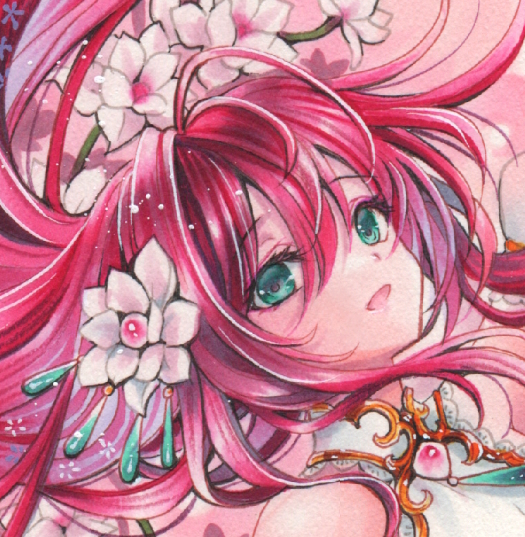 新品】手描き オリジナル イラスト A4サイズ 「仲良しな二人」の落札