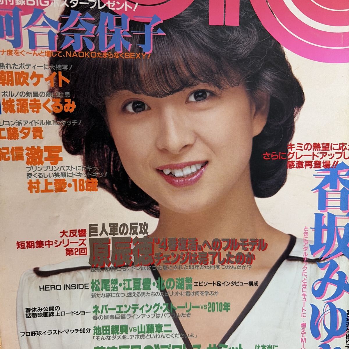 ダンク 岡田有希子 中山美穂 南野陽子 本田美奈子 新田恵利 菊池桃子