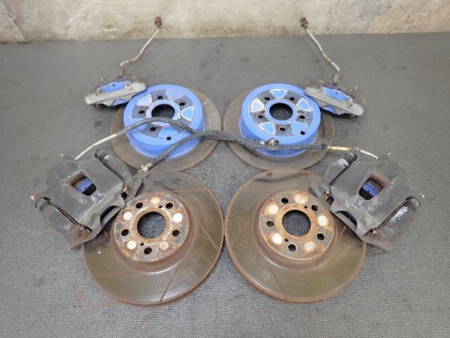シルビアＳ１４Ｓ１５ ブレーキキャリパー 左右4POT 日産 S15 S14 シルビア ブレーキローター キャリパー左右 S13 s14 s15