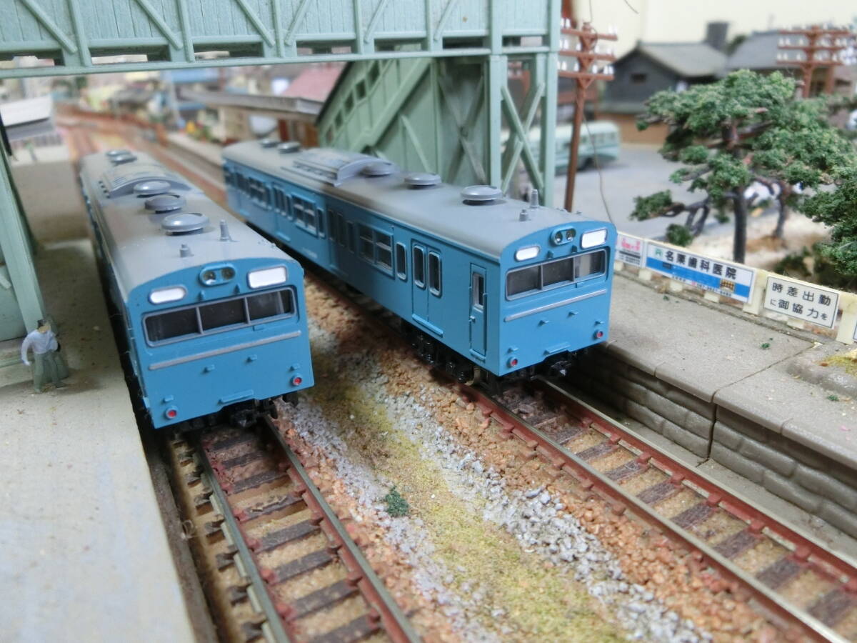 グリーンマックス Nゲージ クモハ73全金車＆クハ79全金車 雑組み立て品