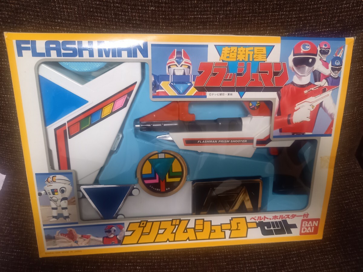 当時もの バンダイ ミニソフビ 超新星フラッシュマン 5人セット 