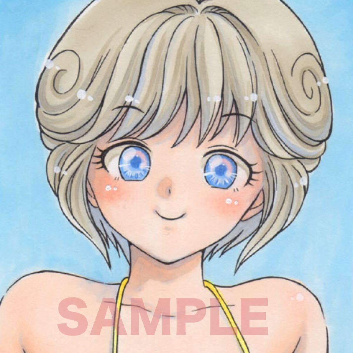 桂正和先生 直筆サイン 直筆画 『電影少女』（でんえいしょうじょ