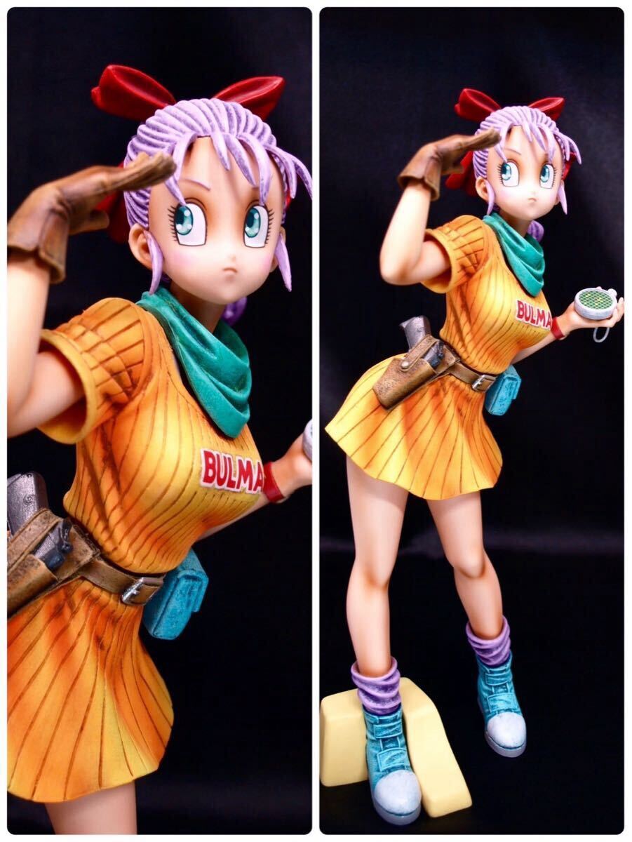 ドラゴンボール【リペイント】ランチ、ブルマglitter&glamours 1円 ドラゴンボール GLITTER&GLAMOURS LUNCHI Ⅱ 青髪 ver DRAGON BALL