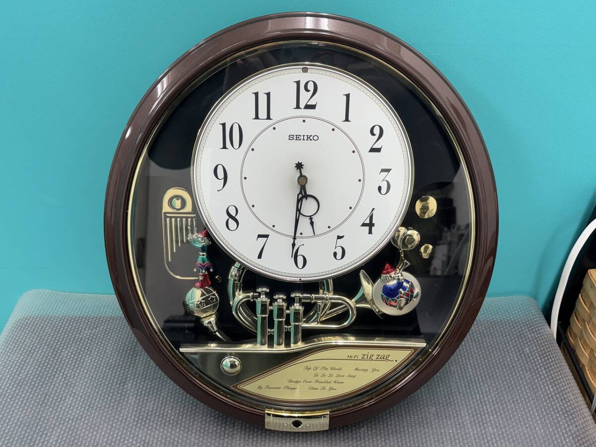 動作品 セイコー SEIKO からくり時計 ディスクドリーム RE544B
