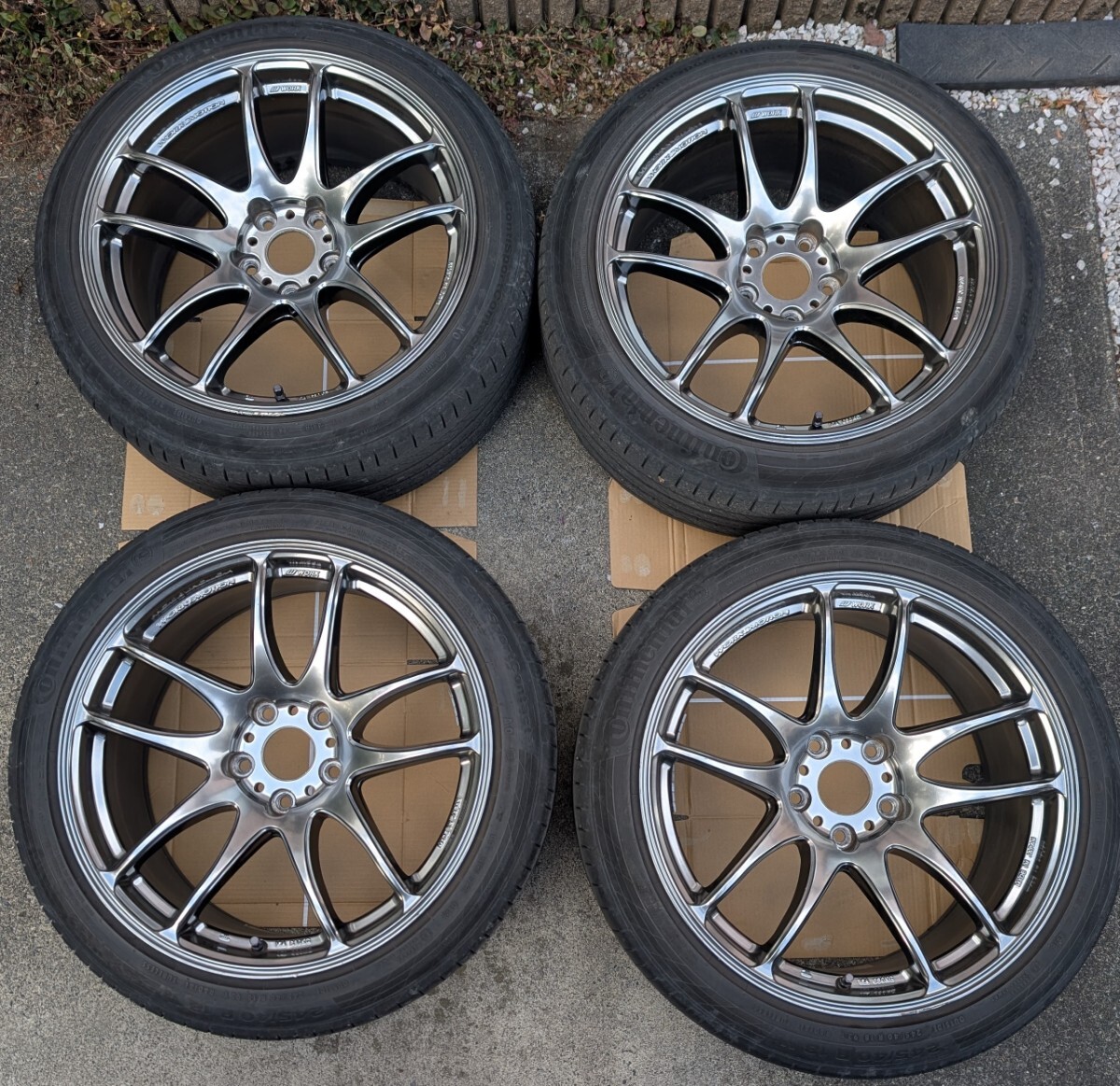 WORK EMOTION T7R 新品2本価格 18×9.5J (18インチ 9.5J) 5