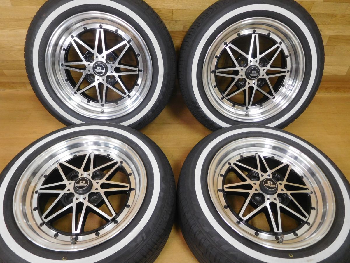 新品】残りわずか HIBIKI JAPAN 旧車系デザインホイール 4本セット