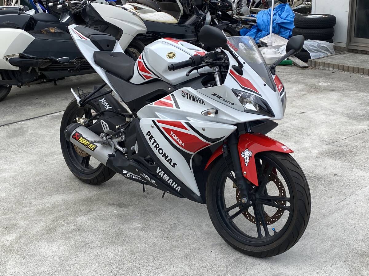 中古】綺麗ワンオーナー希少車 YZF-R125 赤 実走行1,528㎞ 売り切りの