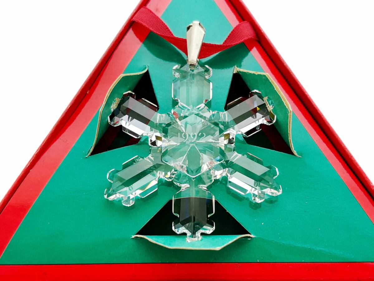 ☆a447☆SWAROVSKI スワロフスキー ☆「クリスマスオーナメント1991年