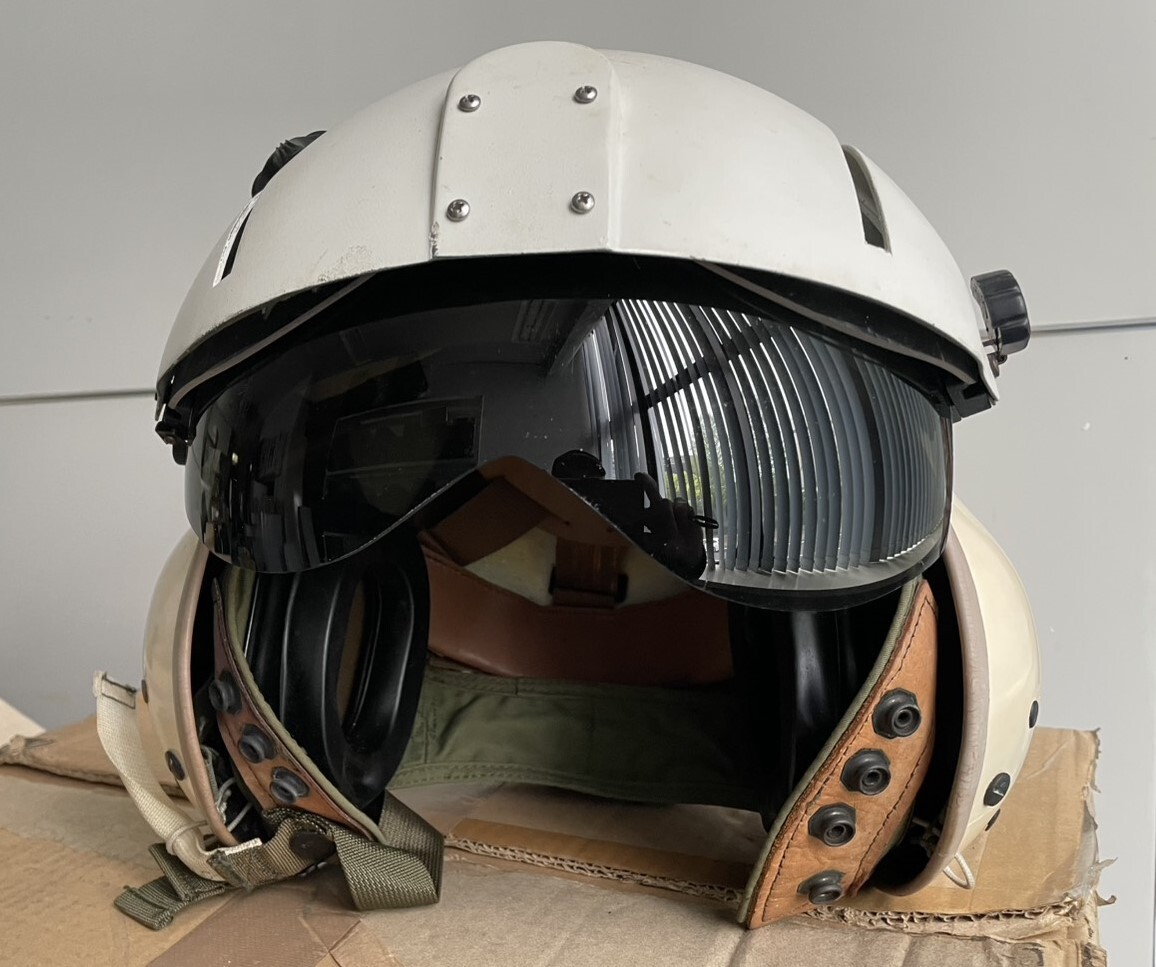 米軍 ヘリコプターパイロット ヘルメット 本物の落札情報詳細 - Yahoo