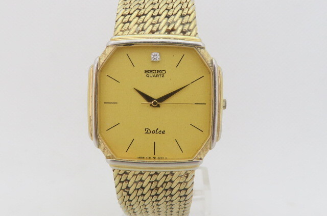 J122□作業良好 ビンテージ 超美品 SEIKO セイコー スクエア型 白文字