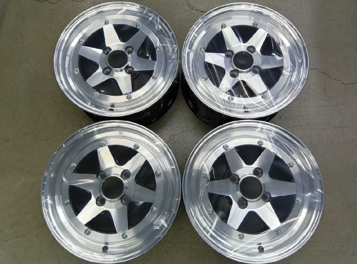新品】復刻版 ロンシャンXR-4 6J-14 165/55R14 セット エブリー 軽