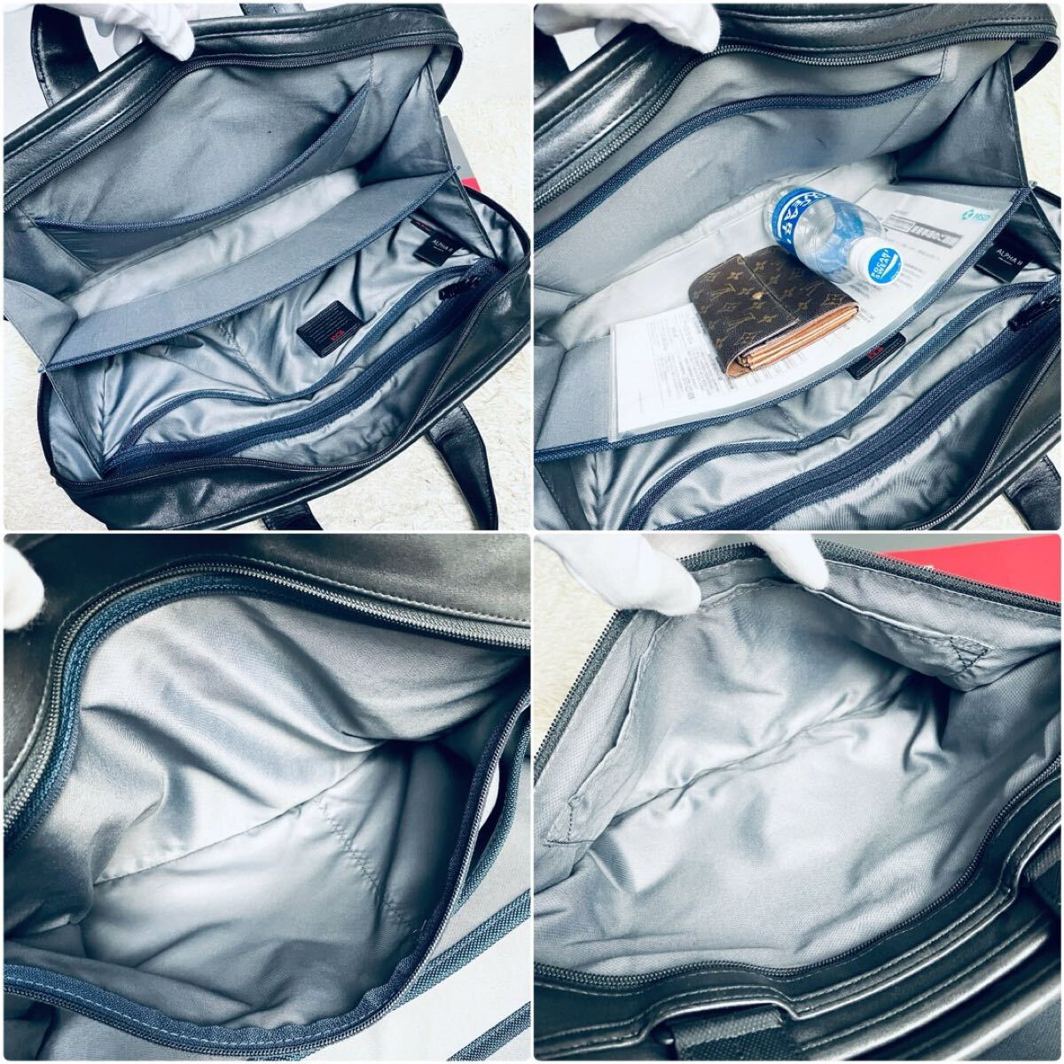 中古】☆格安／TUMI（9679D3）ナパレザー／黒／中古良品☆の 