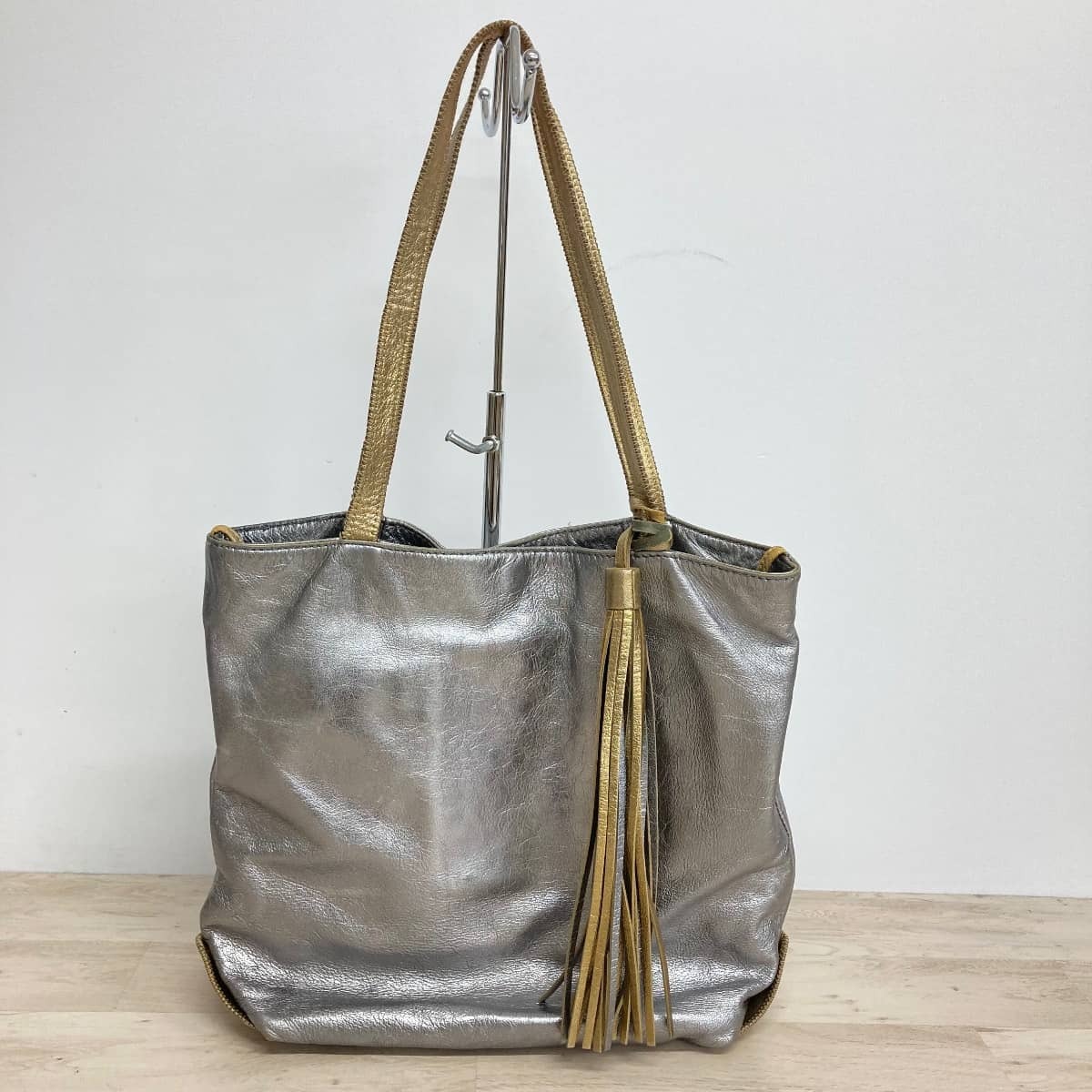 Carlos Falchi カルロスファルチ パイソン レザー ショルダー バッグ 