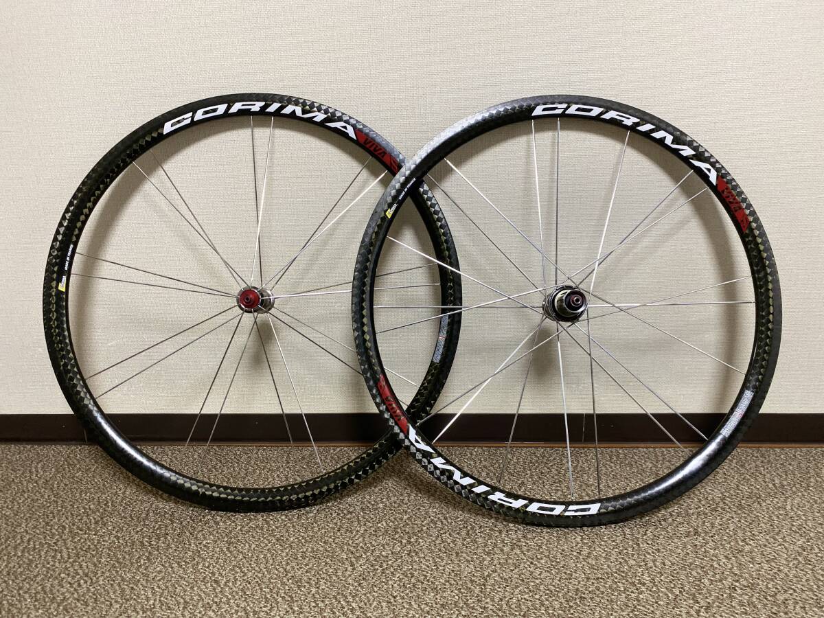 中古】CORIMA ディスクホイール カーボン ホイールバッグ付き ピスト